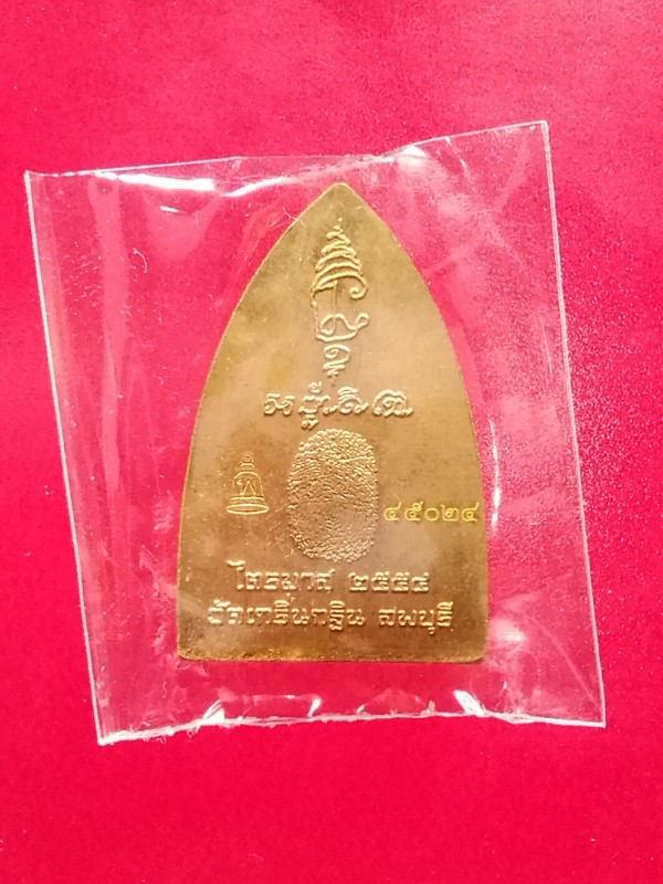เหรียญปั้มเตารีดหลังรอยนิ้วมือ รุ่นเมตตาบารมี ปี55  หลวงพ่อเพี้ยน วัดเกริ่นกฐิน ลพบุรี