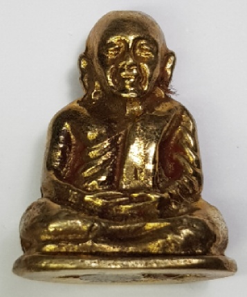 รูปหล่อหลวงพ่อเงิน วัดบางคลาน รุ่นสร้างโบสถ์วัดวังกระสูบ จ.พิจิตร ปี 2535 กล่องเดิม