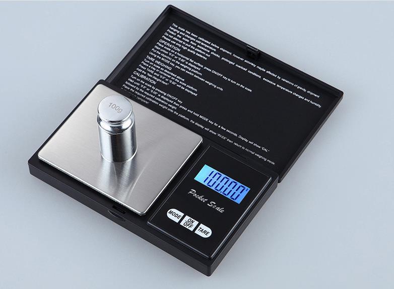 DIGITAL SCALE เครื่องชั่งดิจิตอล แบบพกพา 200/0.01g ทศนิยม 2 หลัก ของใหม่แกะกล่อง (เคาะเดียว)