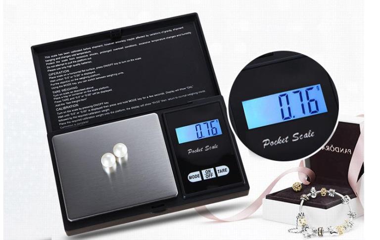 DIGITAL SCALE เครื่องชั่งดิจิตอล แบบพกพา 200/0.01g ทศนิยม 2 หลัก ของใหม่แกะกล่อง (เคาะเดียว)