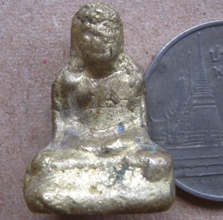 รูปหล่อโบราณ หลวงพ่อเขียน วัดสำนักขุนเณร จ พิจิตร ปี2499 รุ่นเถ้าแก่หอเตี๊ยะ 