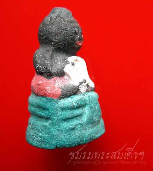 กุมารทองหลวงพ่อแย้ม วัดสามง่าม รุ่นเทพนิมิตร ปี 49 (39) สีดำ