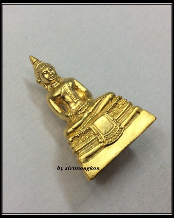 พระกริ่งหลวงพ่อโสธร รุ่น6 อัญเชิญขึ้นจากน้ำ246ปี วัดโสธรวราราม เนื้อกะไหล่ทอง กล่องเดิม #4