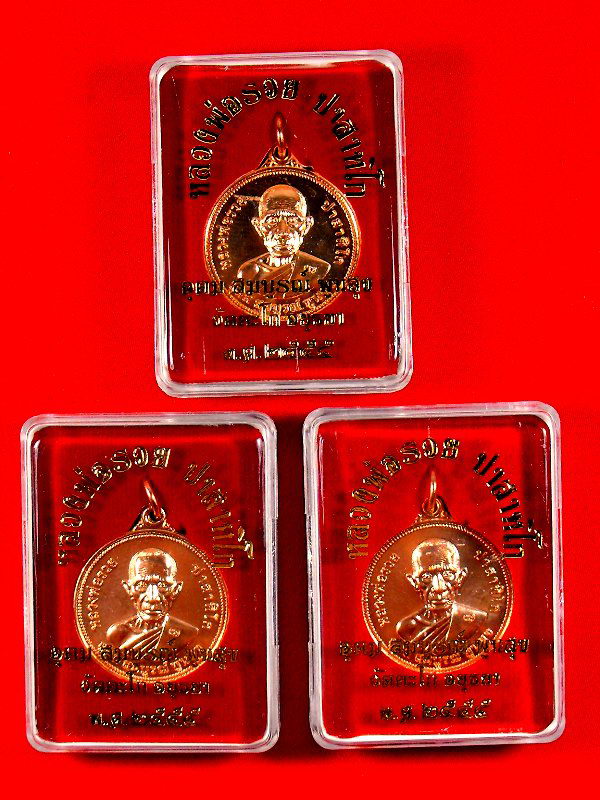 <<..เคาะเดียว..3 เหรียญ..>> เหรียญหลวงพ่อรวย วัดตะโก "รุ่นอุดมสมบูรณ์พูนสุข ปี2555"