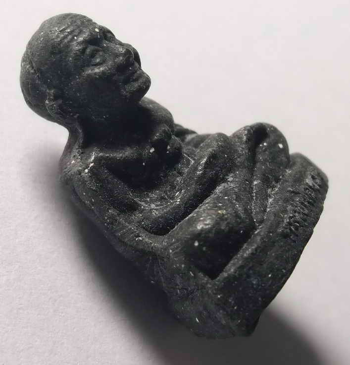 40 บาท รูปหล่อเนื้อผงใบลาน หลวงปู่ทวด ลอยองค์ วัดปทุมทอง  BOXP 1