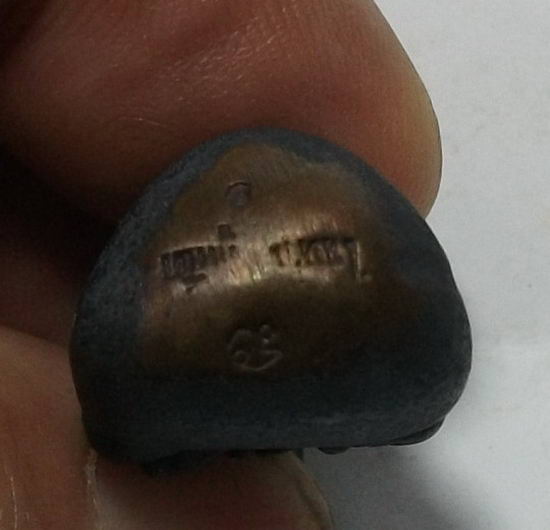 หลวงปู่ทวด เบ้าทุบ ผิวไฟ รุ่นแรก วัดในหาน ภูเก็ต ปี 2536 สภาพสวย ตอกโค๊ตที่ใต้ฐาน