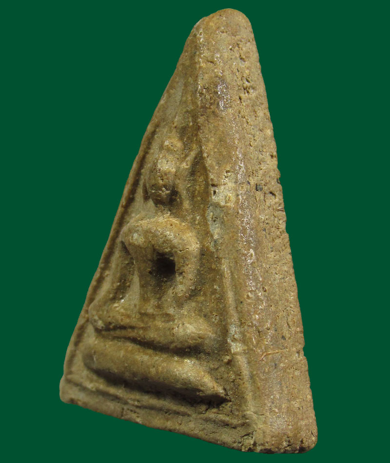 พระนางพญาเสาร์ห้า ผงโพธิ์๙ หลวงพ่อกวย วัดโฆสิตาราม จ.ชัยนาท ปี2516