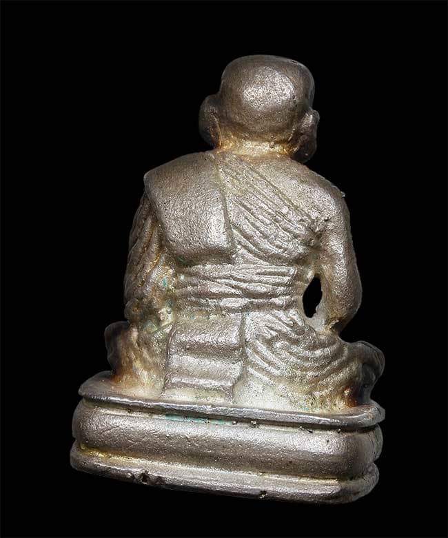 หลวงปูทวด วัดช้างไห้ พิมพ์ย้อนยุค เนื้อเงิน ปี2542