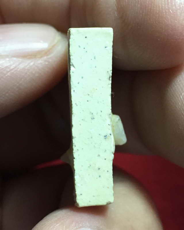 พระคำข้าว มหาลาภ รุ่นพิเศษ หลวงพ่อฤาษีลิงดำ วัดท่าซุง หลังยันต์เกราะเพชร ติดพระธาตุข้าวบิณฑ์ ครูบาวง