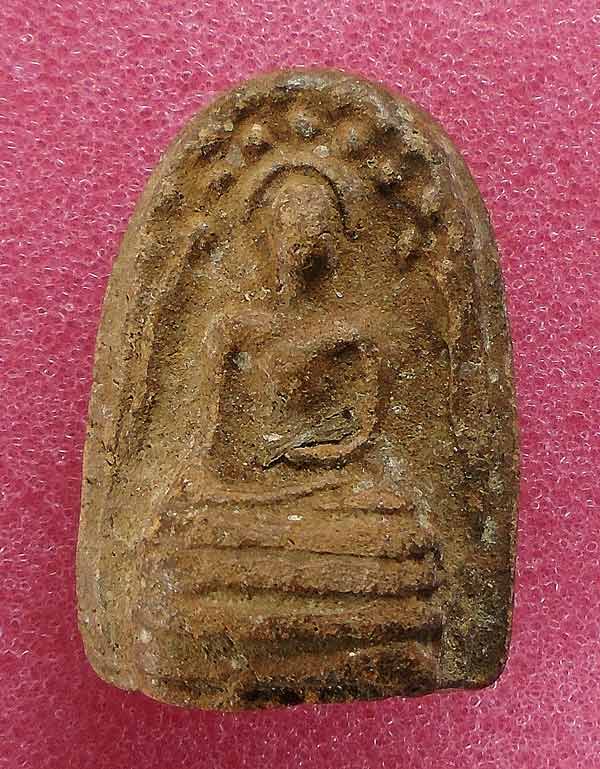 พระคง พิมพ์เล็ก หลวงพ่อกวย วัดโฆสิตาราม จ.ชัยนาท เนื้อดินกรอง ยุคต้น