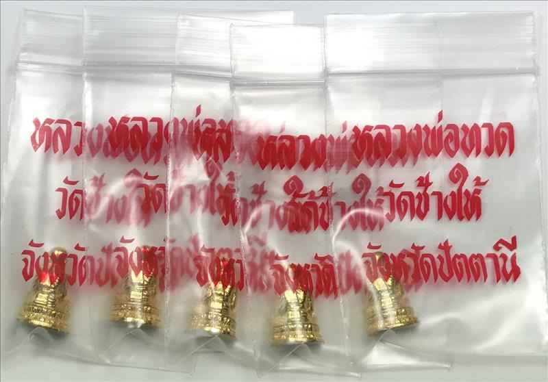 หลวงปู่ทวด พ่อท่านนอง วัดทรายขาว เนื้อทองทิพย์ ปี2539 5องค์ เคาะเดียว550 (มี100องค์สนใจทักได้ครับ)เอ