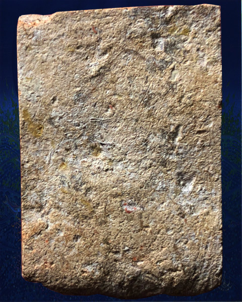 พระแผงนาดูนตัด พิมพ์ยอดขุนพล หนึ่งเดี่ยวในแผง เนื้อหิน  กรุเก่า ปี 22