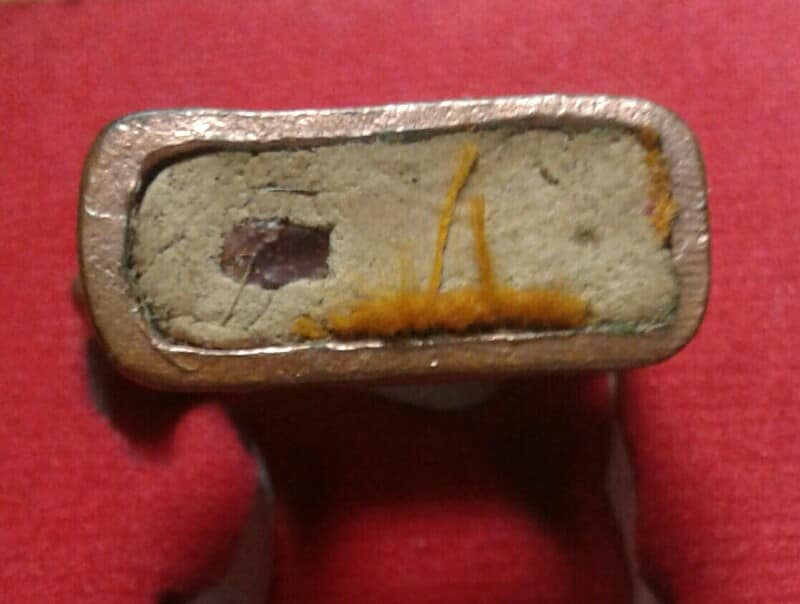 แพะรุ่นแรกอุดผงพรายกุมารหลวงพ่อสิน วัดระหารใหญ่ ปีปี๕๕  จารอีกษระ