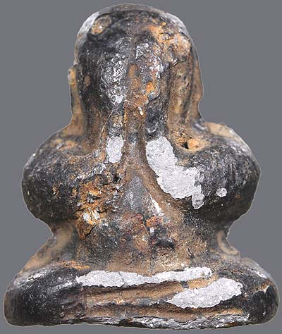 *พระปิดตาหลวงพ่อผัน วัดอินทาราม นนทบุรี ผงเทาจุ่มรัก*