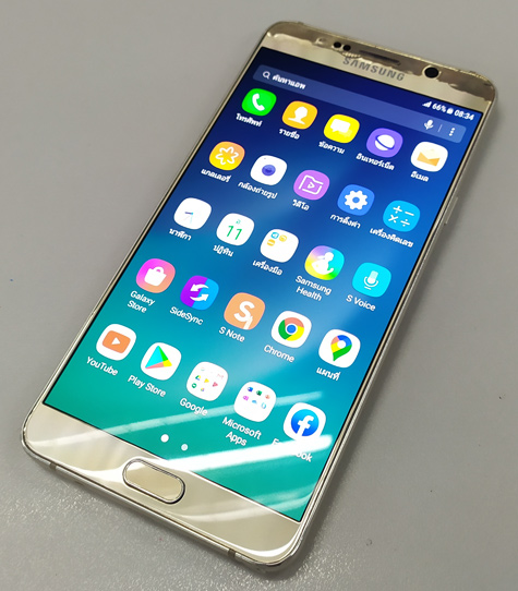 Samsung NOTE5 ของแท้ สีทอง จอสวยใส SM-N920C มี galaxy gift