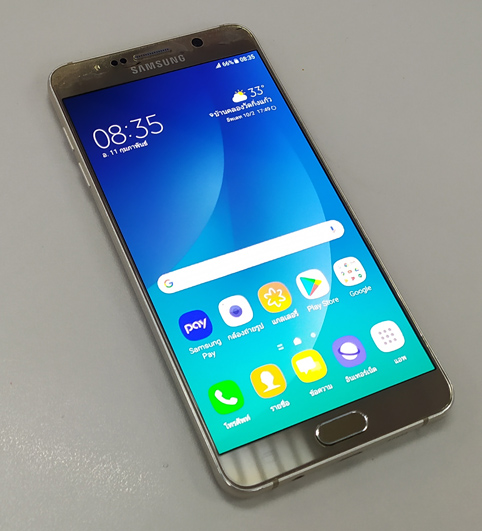 Samsung NOTE5 ของแท้ สีทอง จอสวยใส SM-N920C มี galaxy gift