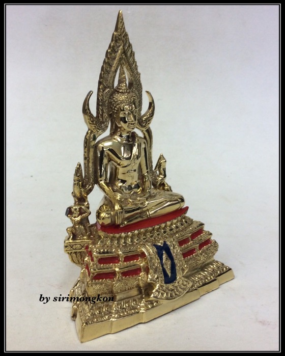 พระพุทธชินราช วัดพระศรีรัตนมหาธาตุฯ พิษณุโลก ขนาดบูชา สูง5นิ้ว หน้าตัก2นิ้ว เนื้อทองเหลือง #1