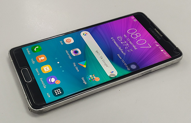 Samsung Galaxy NOTE 4 สีดำ ของแท้ พร้อมเคสและฟิลม์กระจก