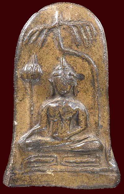 *ยอดขุนพล พิมพ์ฉัตรทวน กรุบ้านปิน เมืองแพร่ เนื้อดินเผา*