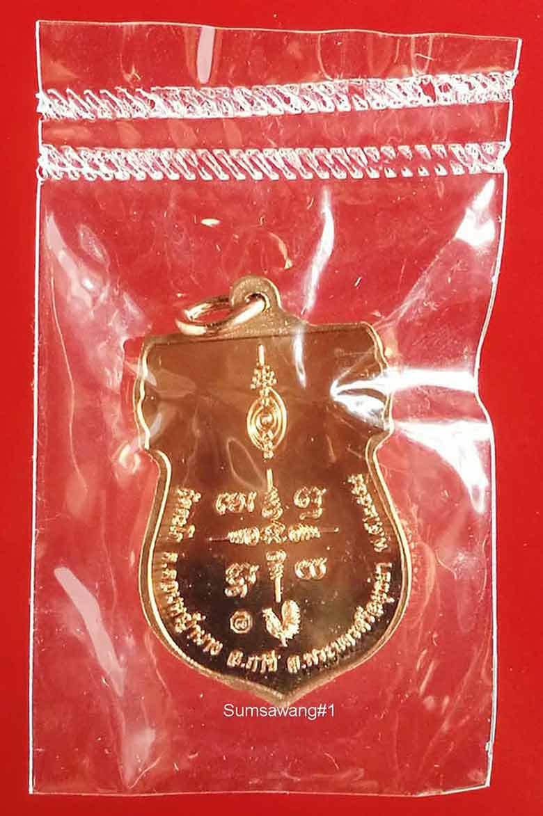 เหรียญเสมาเต็มองค์ ขอบพญานาคคู่ หลวงพ่อรวย วัดตะโก พระนครศรีอยุธยา ปี๒๕๕๕ # 1