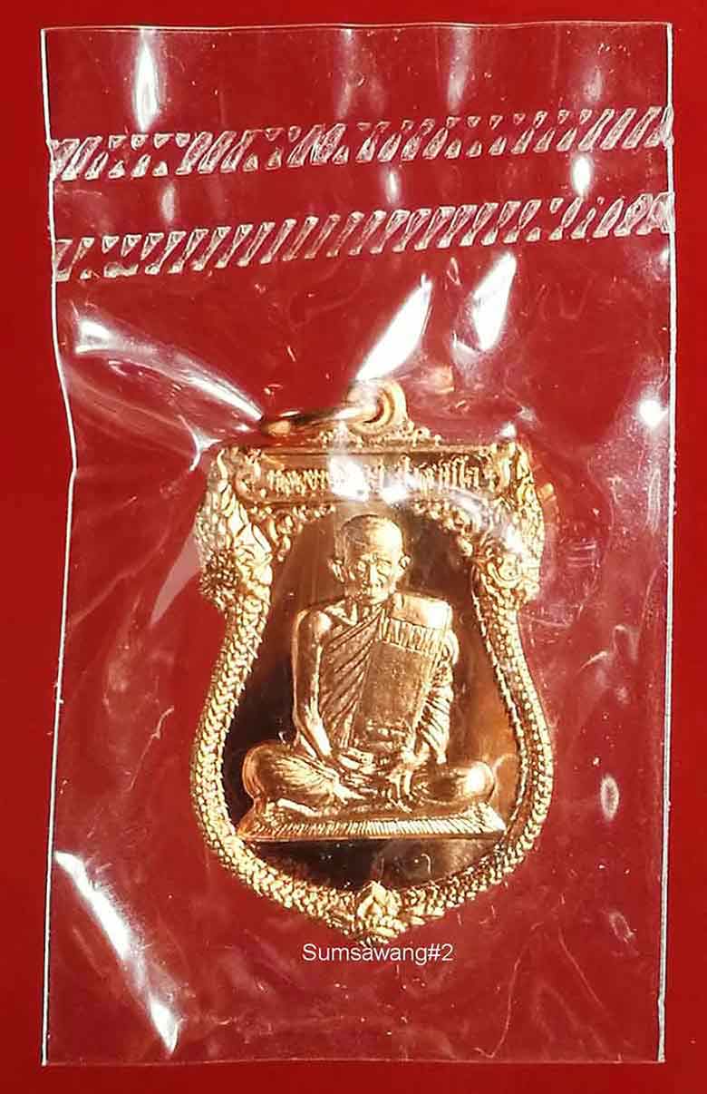 เหรียญเสมาเต็มองค์ ขอบพญานาคคู่ หลวงพ่อรวย วัดตะโก พระนครศรีอยุธยา ปี๒๕๕๕ # 2