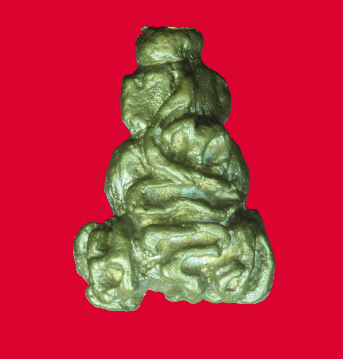 พระปิดตาหลวงปู่เกิด วัดมะเดื่อ จ.นนทบุรี เนื้อโลหะผสม รุ่นสบทมซื้อที่ดินขยายเขตวัด # 1