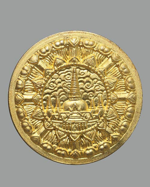 เหรียญสามกษัตริย์ จตุคามรามเทพ รุ่น กวักเงิน เรียกทอง ขนาด 3.2 CM พ.ศ.2550
