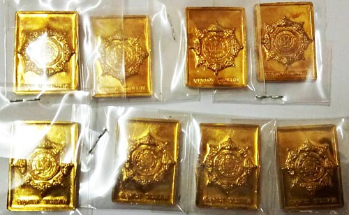 8 เหรียญเคาะเดียว เหรียญแสตมป์เสาหลักเมืองนครศรีธรรมราช รุ่นขุมทรัพย์ ปี 2549