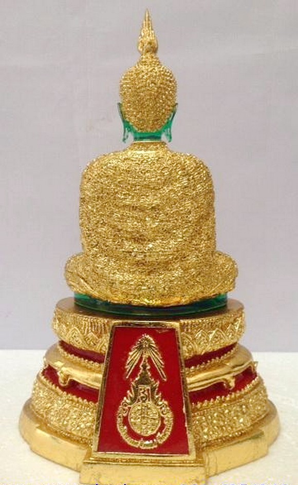 พระบูชาพระแก้วมรกต วัดพระศรีฯ วัดพระแก้ว ปี2540..ปิดทองเคแท้ หน้าตัก5นิ้ว สูง12นิ้ว