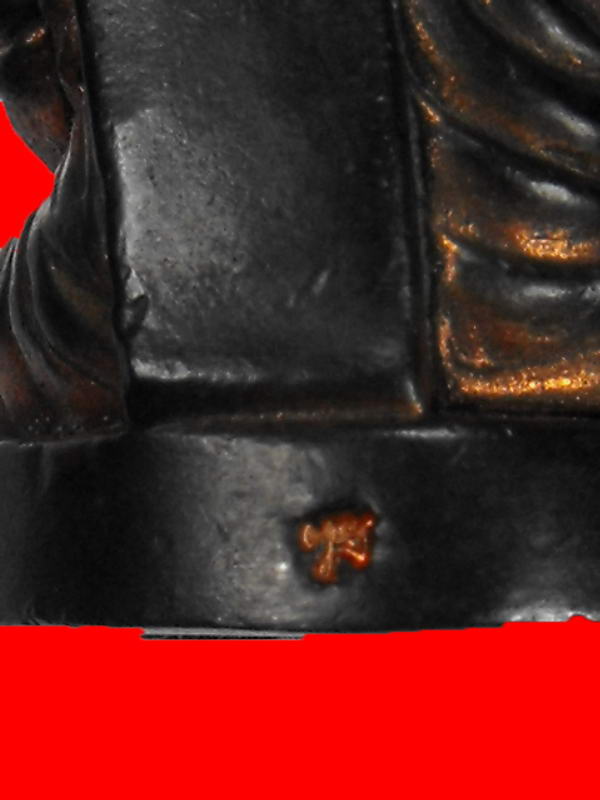 รูปหล่อลอยองค์ สมเด็จญาณสังวรฯ วัดบวรนิเวศ "รุ่นโรงเรียนวัดบวร ปี2543"..เนื้อนวโลหะแก่ทองคำ 