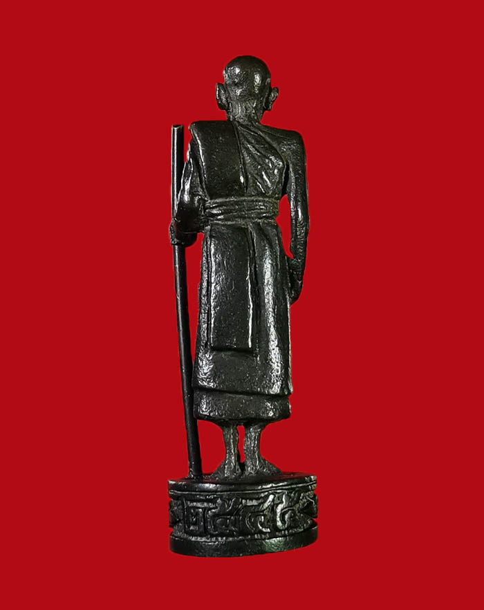 รูปหล่อหลวงปู่ศุข วัดปากคลองมะขามเฒ่า ปี 45 รุ่นสร้างศาลหลวงปู่ศุข ที่ จ.ชุมพร เนื้อนวะ ตอกโค๊ต