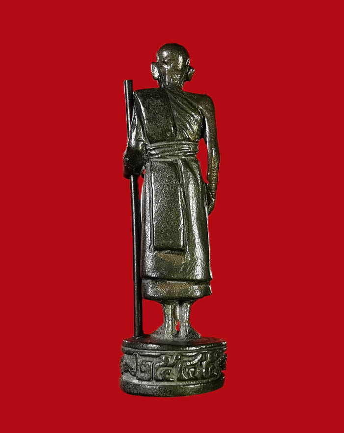 รูปหล่อหลวงปู่ศุข วัดปากคลองมะขามเฒ่า ปี 45 รุ่นสร้างศาลหลวงปู่ศุข ที่ จ.ชุมพร เนื้อนวะ ตอกโค๊ต # 2 