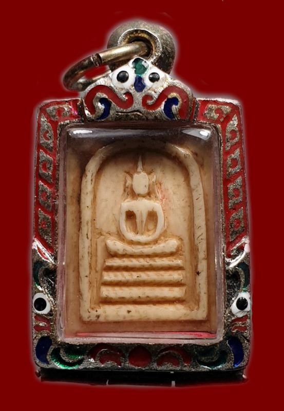 สมเด็จพระคะแนน หลวงพ่อกวย วัดโฆสิตาราม ''รุ่นปี2521"..เนื้องาช้าง