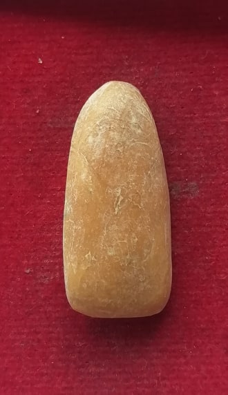 พระสิวลีเนื้อผงน้ำมัน  พิมพ์มีย่าม หลวงพ่อกวย วัดโฆสิตาราม#1