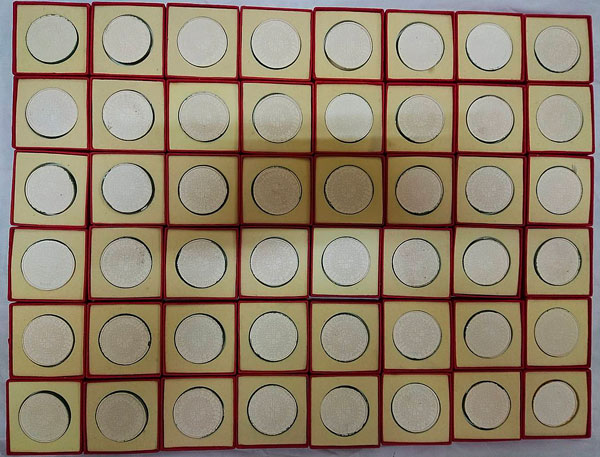 เปิดวัดใจครับ!!! พิเศษเคาะเดียว 48 องค์ จตุคามรามเทพ รุ่น มงคลแผ่นดิน 50 เนื้อเคลือบ 5 CM. หายาก