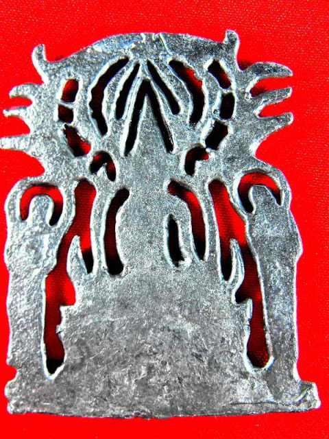 พระปรุหนังรุ่นแรก หลวงพ่อชำนาญ วัดบางกุฎิ"รุ่นไตรมาส ปี2548"เนื้อชินตะกั่ว