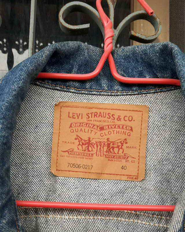 เสื้อ Jacket Levi's Jean Made in USA สภาพดีมาก(เคาะเดียวแดง)