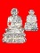 หลวงพ่อทวด(กริ่งลอยองค์) วัดช้างไห้ "รุ่นสร้างอุโบสถวัดทรายขาว ปี2537"..เนื้อเงิน