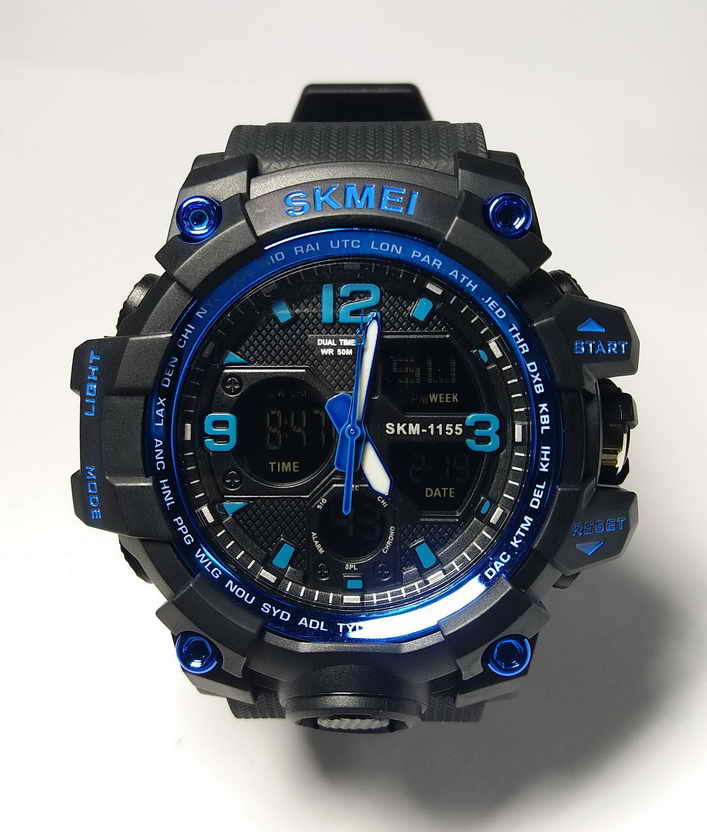 320  นาฬิกา  SKMEI  Sports Watches Men 1155B สี: ดำ, น้ำเงิน