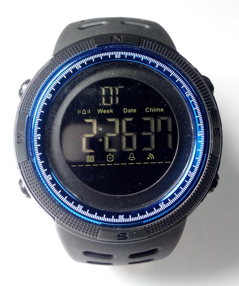 นาฬิกาดิจิตอล  SKMEI  model  1251  กันน้ำ 50 เมตร  สำหรับงานภาคสนาม 