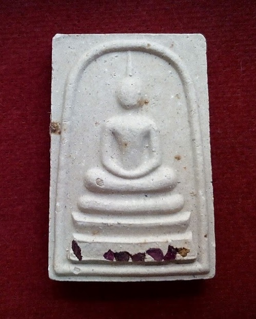 พระสมเด็จฝังพลอยหลังรูปเหมือน 7รอบ หลวงปู่ม่น วัดเนินตามาก ปี37 ...เคาะเดียวแดง...