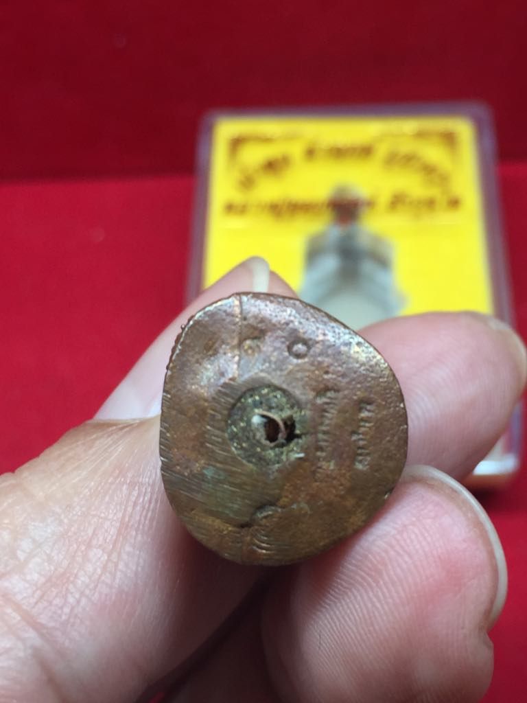 รูปหล่อเบ้าทุบบูชาครู นำกฤษ์ หลวงปู่อุดมทรัพย์ (พระอาจารย์จ่อย) วัดเวฬุวัน 