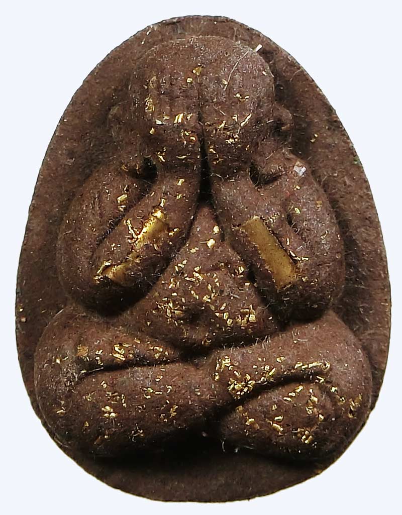 พระปิดตาเนื้อผงยาจินดามณีผสมเยี่ยวชะนีนะจินดามณีรุ่นแรก ปี 2556 พระอาจารย์ทิน วัดชายนา ฝังพิเศษสวยๆ