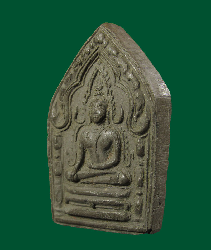 50บาท-พระพุทธชินราช เนื้อดิน หลัง๒๕๐๐ ไม่ทราบที่