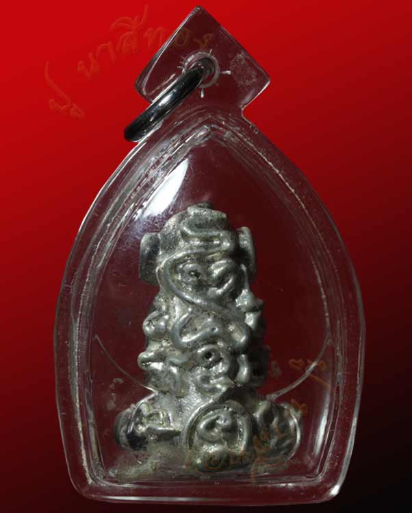 พระปิดตา พุทโธ รุ่น ๑ เนื้อเงิน ๑ ใน ๕๙ องค์ พ่อท่านตุด จนฺทวโส ที่พักสงฆ์ สุสานหารคอกช้าง จ.สงขลา