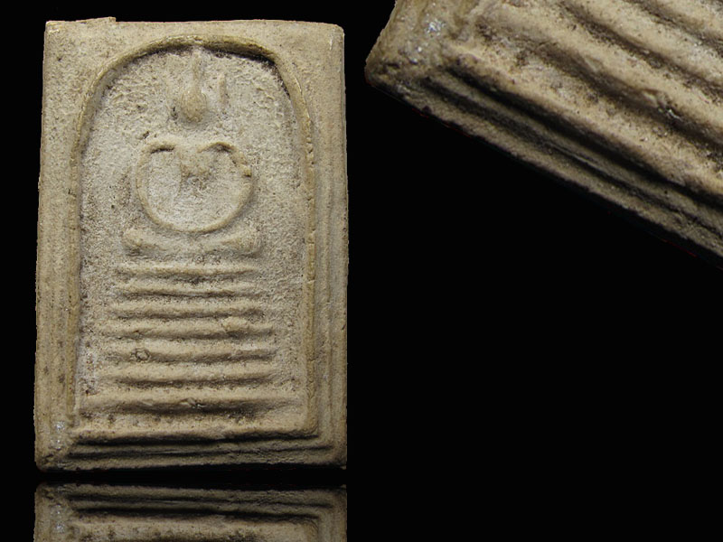 พระสมเด็จวัดเกศไชโย รุ่น สร้างเขื่อน ปี 2495 วัดไชโยวรวิหาร จ.อ่างทอง