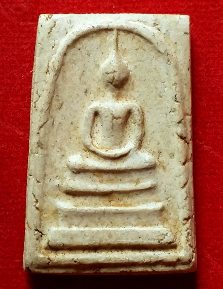 พระสมเด็จวัดระฆัง 100 ปี  พิมพ์เส้นด้ายลึก เต็มฟอร์ม