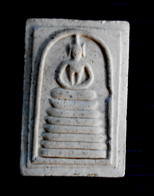 พระสมเด็จเกศไชโย หลังฝังพลอย วัดไชโยวรวิหาร จ.อ่างทอง ปี 2533...(ในเลี่ยม+แหนบ)...(3)