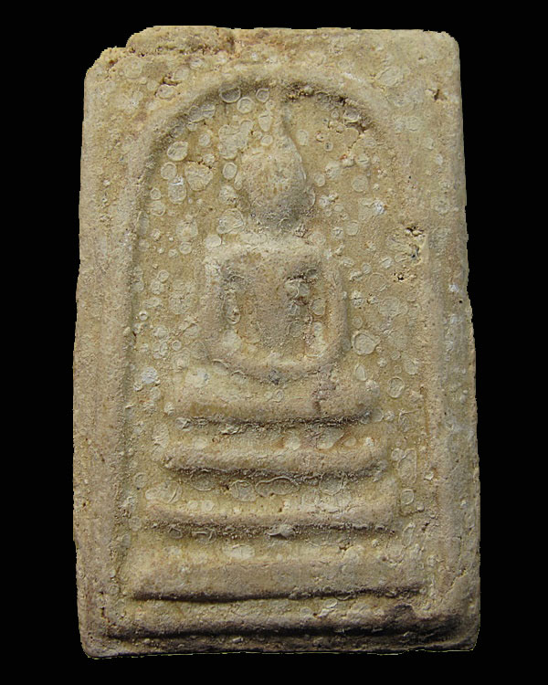 พระสมเด็จหลวงพ่อลำภู พิมพ์เกศจรดซุ้มบล็อคเครื่องหลังยันต์จมลึก วัดใหม่อมตรส กทม.องค์ที่ 2