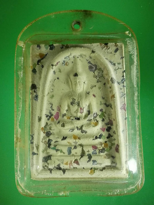 พระสมเด็จสองหน้า โรยพลอย พระมหาโกเมส มณีโชติ วัดราชนัดดา กรุงเทพฯ ปี 2512 ลป.โต๊ะ ลพ.กวย ปลุกเสก 